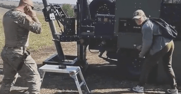 Украинские военные осваивают американский мобильный миномет Scorpion (видео)