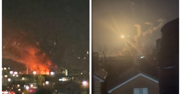 "Видели баллистическую ракету": в Ростове РФ раздаются взрывы, пылает завод, а ПВО "отработала" по домам (фото, видео)