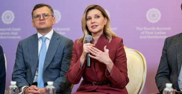 Елена Зеленская в элегантном образе анонсировала тему Четвертого саммита первых леди и джентельменов