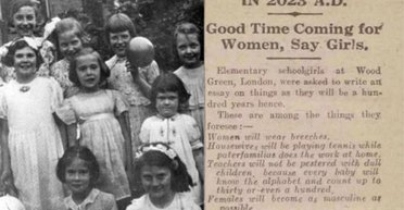 Світ змінився: британські школярки 100 років тому передбачили, яким буде життя (фото)