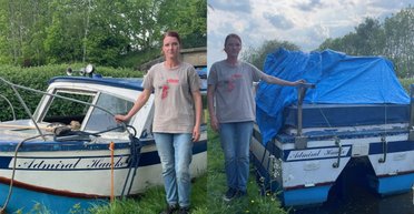 "Це був мій дім": жінка в очікуванні поліції дивилася, як злодії розбирають її човен (фото)