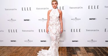 Флоренс Пью в кружевном прозрачном платье появилась на церемонии Elle Style Awards 2023