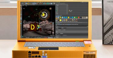 Самый "странный" ноутбук в мире получил процессор на 64 ядра и допотопный дизайн (фото)