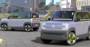 Необычный электрокроссовер Suzuki показали на первых изображениях