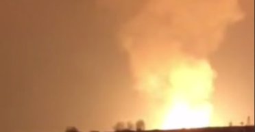 На Закарпатті пролунав потужний вибух: спалахнув газопровід "Дружба" (відео)