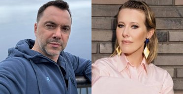 Під однією парасолькою: Арестовича помітили в компанії Собчак у Лондоні (відео)