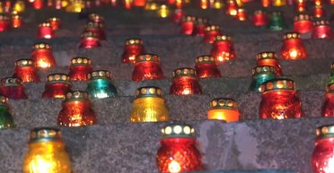 Возле "Родины-Матери" к 1000-му дню вторжения РФ прошла акция памяти (видео)