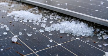 Захист сонячних панелей від поганої погоди: як підготуватися до граду та снігу