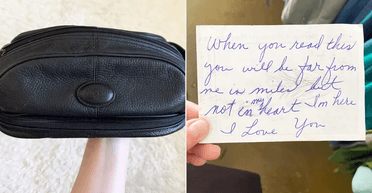Віщий знак: дівчина думає, що знайшла на розпродажі сумочку із запискою від покійного батька