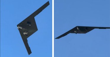 Похож на самолет B-21: над Европой замечен секретный дрон-невидимка США (видео)