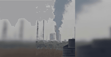 Здійнявся стовп диму: на півдні Башкирії після атаки СОУ палає найбільший НПЗ (відео)