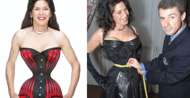 86-річна жінка носить корсет по 23 години, щоб мати найтоншу у світі талію (відео)