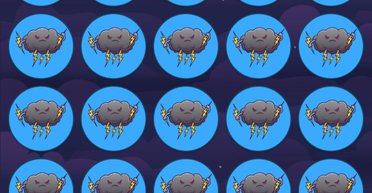 У вас есть 10 секунд: найдите среди 15 облаков с молниями отличное от других (фото)