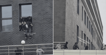 Масова втеча "офісників" у Києві: працівники покидали місце роботи через вікна та дах (відео)