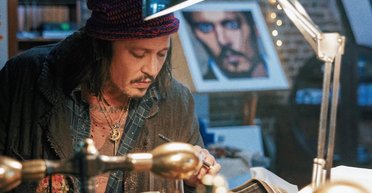 Джонні Депп написав автопортрет, показавши біль і страждання протягом п'яти років (фото)