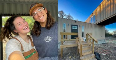 Сімейна пара втекла з міста і побудувала будинок мрії зі старих контейнерів (фото)