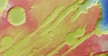 Ледниковый период на Марсе закончился недавно: лед достигал средних широт