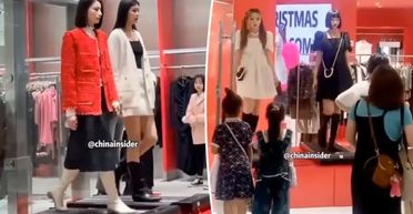 "План спрацював бездоганно": манекени у магазині одягу виявились живими людьми (відео)