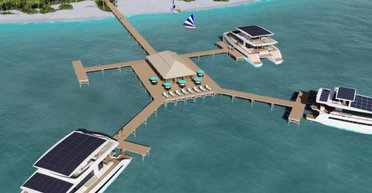 Плавучая вилла. Инженеры создали альтернативу традиционным островным курортам