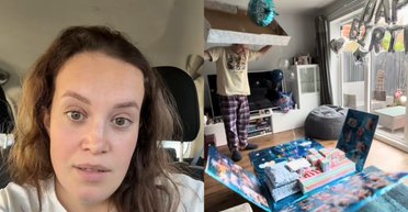 "Засмучує": жінка не повірила, що сказав кур'єр у день її народження (фото)