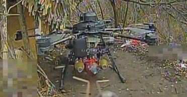 Похож на украинского "Вампира": ВСУ уничтожили российский аналог дрона "Баба-яга" (видео)