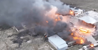 Під окупованим Токмаком FPV-дрон знищив паливозаправник окупантів (відео)