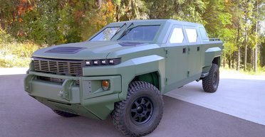 General Motors показали электрифицированный бронеавтомобиль нового поколения (видео)