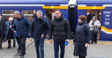 Электропоезд Dnipro City Express совершил первый рейс из Каменского (фото, видео)