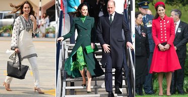 От Бельгии до Пакистана. Самые яркие зарубежные визиты Кейт Миддлтон и принца Уильяма за 10 лет