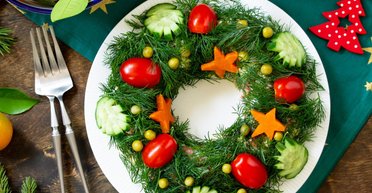 На праздничный стол: рецепт салата "Рождественский венок"