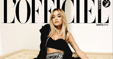 Ріта Ора в образі від українського бренду прикрасила обкладинку глянцю (фото)