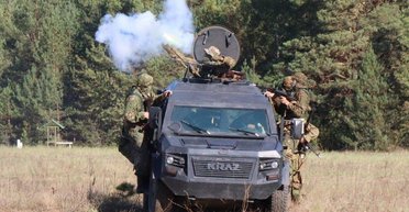 В Беларуси появились захваченные украинские броневики КрАЗ Cobra (фото)