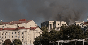 Одни руины: россияне не восстановили штаб ЧФ РФ после ударов ВСУ