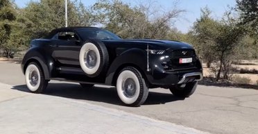 В интернете показали необычный гибрид Ford Mustang и пикапа Ram (фото)