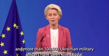 100 тисяч загиблих? Чи помилилася Урсула фон дер Ляєн із цифрою втрат України