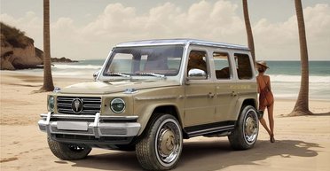 В стиле диско: в Польше выполнили впечатляющий тюнинг "Гелендвагена" (фото)