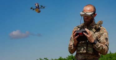 Подавил в зародыше: дрон уничтожил огневую позицию оккупантов (видео)