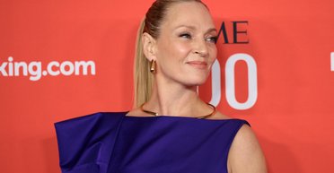 Ума Турман в елегантній синій сукні була присутня на гала-концерті Time 100 (фото)