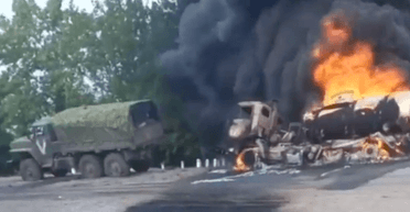 ВСУ ударили по логистической колонне российской армии, — аналитик (видео)