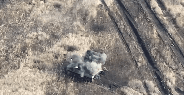 Минометчики ВСУ в Донецкой области уничтожили колонну бронетехники РФ: детали от ОСГВ "Хортица" (видео)