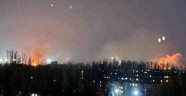 Кривой Рог снова в огне: россияне массированно атаковали город БпЛА, на месте пожар (фото)