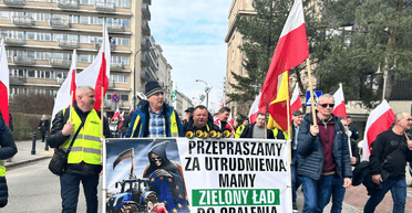 В Варшаве польские фермеры вышли на масштабный протест (видео)