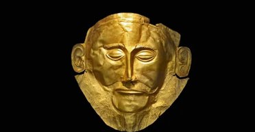 Маска царя Агамемнона з чистого золота: вважалася єдиним свідченням Троянської війни