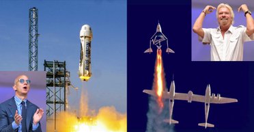 Стрибки у висоту. У чому суть космічної гонки Джеффа Безоса і Річарда Бренсона