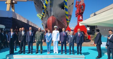 В Турции спустили на воду второй корвет для Украины, — СМИ (фото, видео)