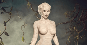 Кім Кардаш'ян в образі "алігатора-альбіноса" з'явилася на вечірці на честь Геловіна (фото)