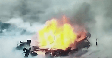 "Мангал" не спас: ВСУ применили FPV-дрон против российского танка (видео)