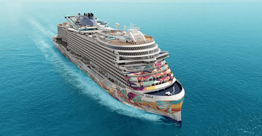 Новий круїзний лайнер зі скляним мостом і водними гірками вразить туристів (фото)