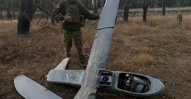 Українські військові збили рідкісний російський розвіддрон "Мерлін-ВР" (відео)