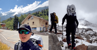 Українець показав, як підкорював найвищу точку Європи (фото, відео)